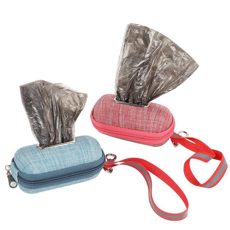 Portable Pet Waste Bag Dispenser - Convenient Leash - Attachable Dog Poop Bag Holder - Pets Perfect