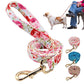 Nylon Floral Dog Walking Rope - Stylish And Sturdy Leash For Your Pup - Pets Perfect