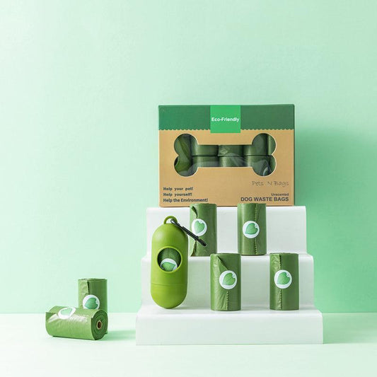 16 Rolls Of Lavender-Scented Poop Picking Bags With Dispenser