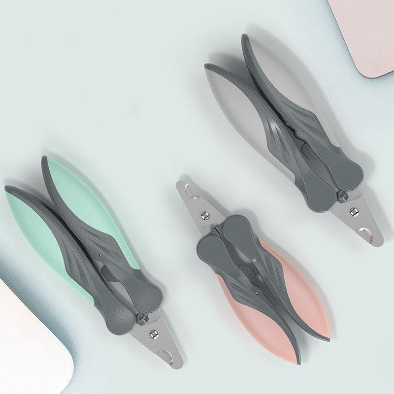 Dog Hugs Cat Professional Pet Nail Clippers - Safe Sharp Stainless Steel Trimmer for Dogs - Pets Perfect