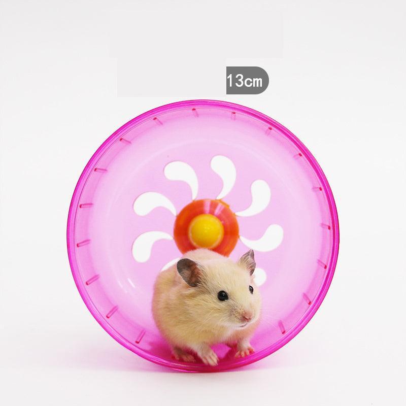 Silent Hamster Exercise Wheel - Quiet Spin Design - Pets Perfect