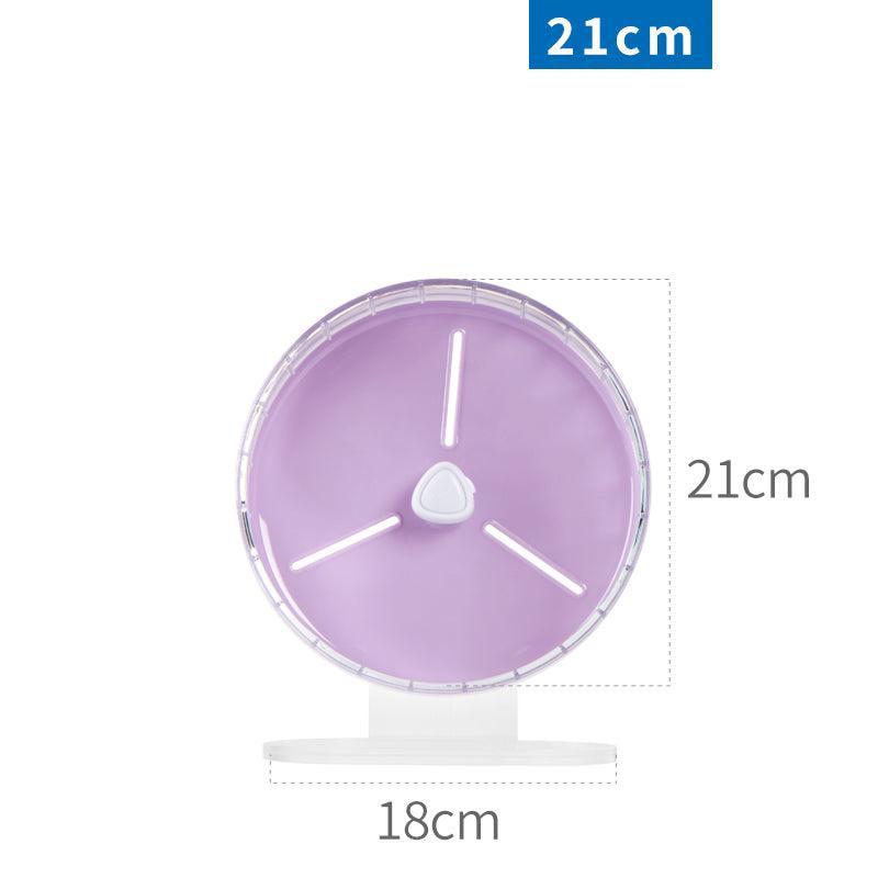 Ultra-Quiet Hamster Running Wheel Roller With Stand - The Perfect Toy For Your Furry Friend.