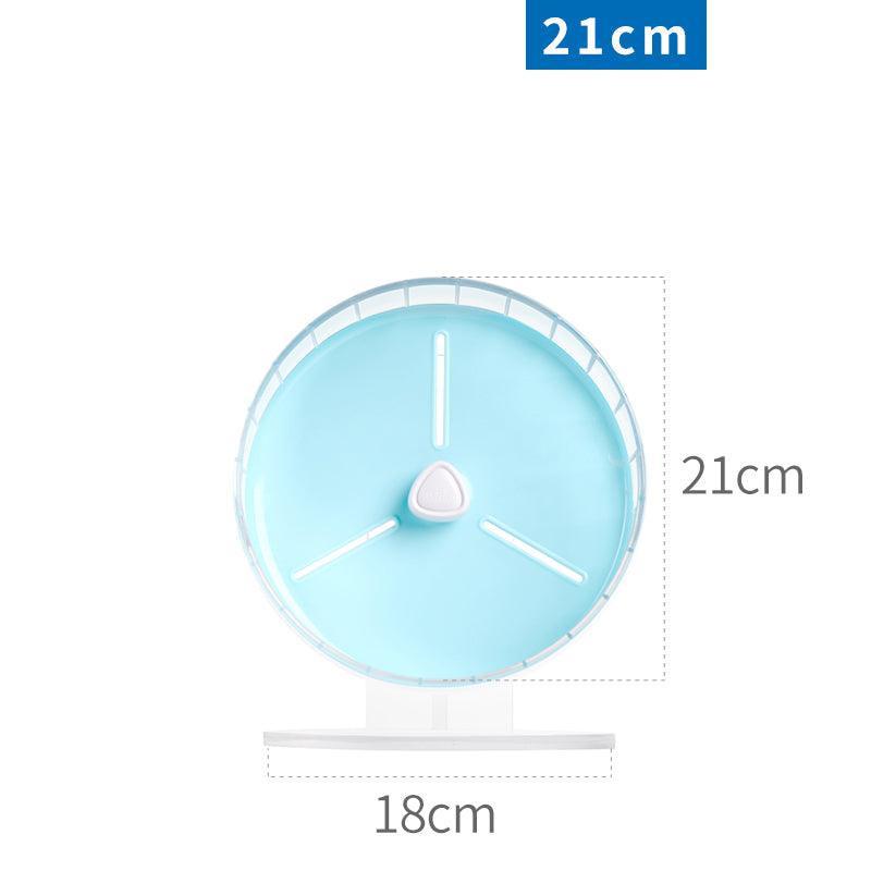 Ultra-Quiet Hamster Running Wheel Roller With Stand - The Perfect Toy For Your Furry Friend.