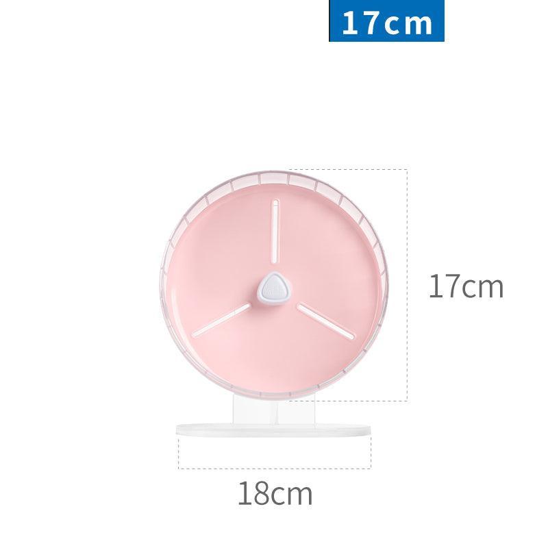 Ultra-Quiet Hamster Running Wheel Roller With Stand - The Perfect Toy For Your Furry Friend.