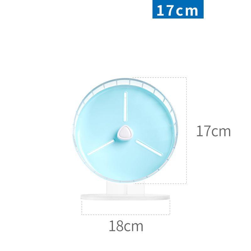 Ultra-Quiet Hamster Running Wheel Roller With Stand - The Perfect Toy For Your Furry Friend.