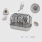 Hamster Cage with Transparent Base & Accessories - Pets Perfect