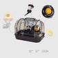 Hamster Cage with Transparent Base & Accessories - Pets Perfect