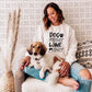 Dog Mom Wine Lover Sweatshirt - Fur Mama Gift for Dog Lovers - Pets Perfect
