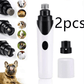 Dog Hugs Cat Electric Pet Nail Grinder Pencil Sharpener Style - USB Rechargeable Nail Trimmer - Pets Perfect