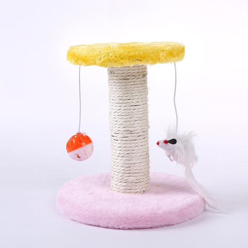 Compact Cat Climbing Frame - Small Sisal Scratching Tower for Kittens