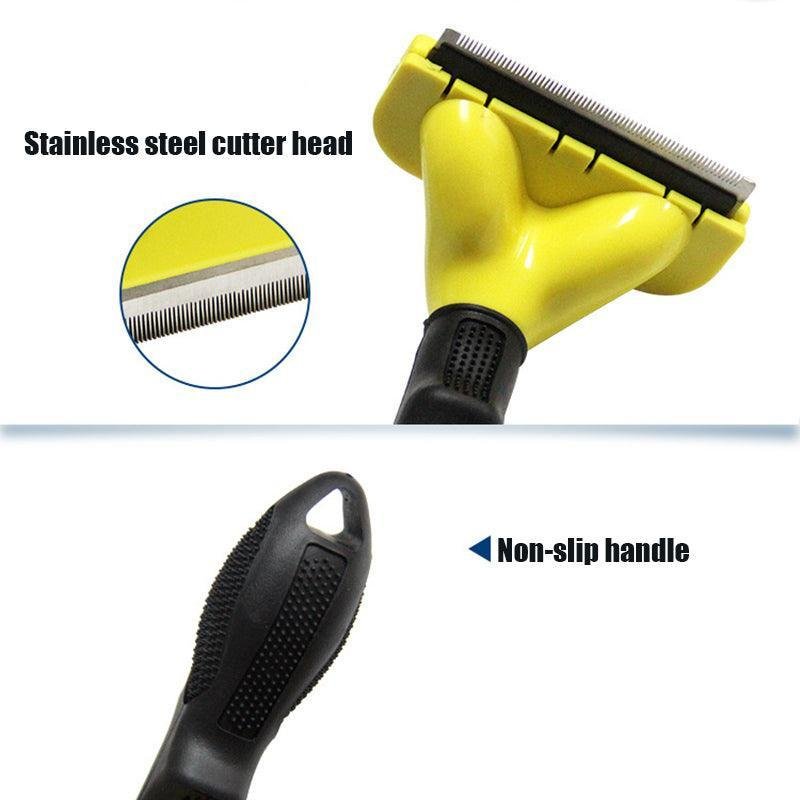 Stainless Steel Pet Grooming Comb - Hair Removal Tool for Dogs & Cats - Pets Perfect