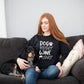 Dog Mom Wine Lover Sweatshirt - Fur Mama Gift for Dog Lovers - Pets Perfect