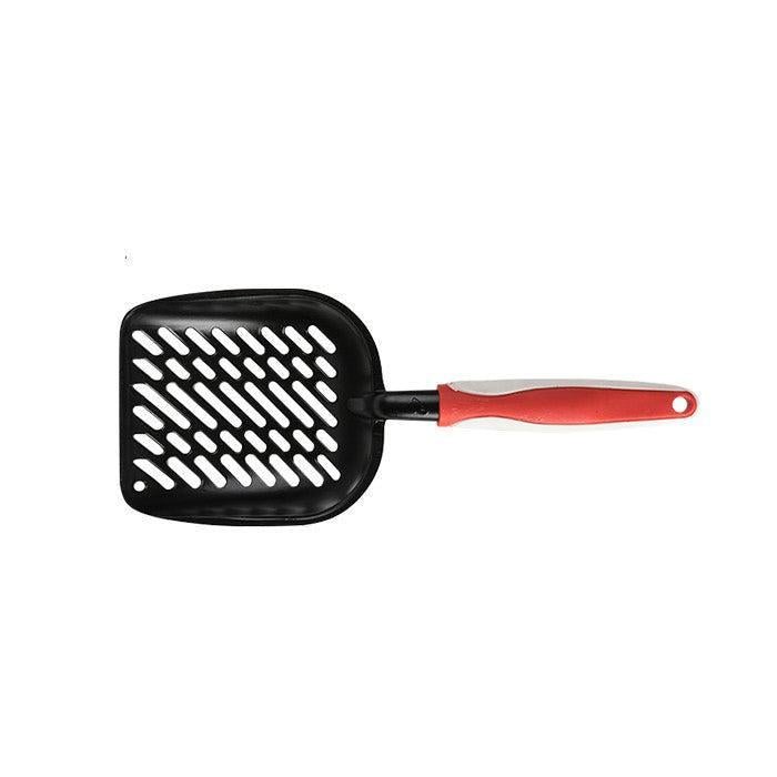 Extra Large Black Coated Aluminum Alloy Cat Litter Shovel - Pets Perfect