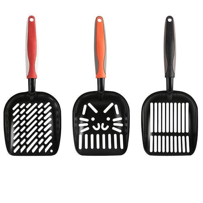 Extra Large Black Coated Aluminum Alloy Cat Litter Shovel - Pets Perfect