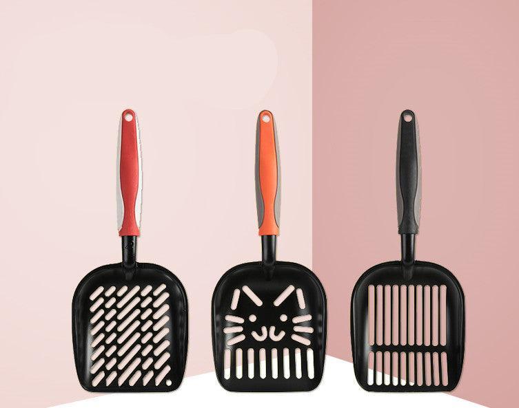 Extra Large Black Coated Aluminum Alloy Cat Litter Shovel - Pets Perfect