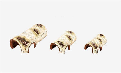 Resin Birch Hideaway for Small Pets - Natural - Look Retreat - Pets Perfect