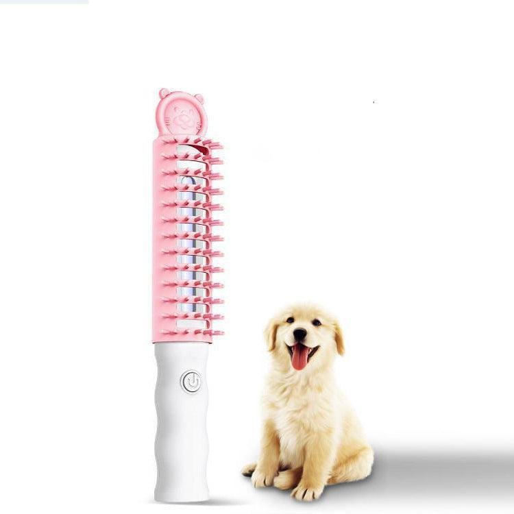 Ozone Dog Grooming Brush - Electronic Shedding Brush with UV Deodorization - Pets Perfect
