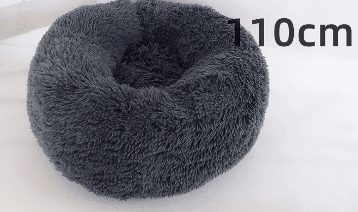 Cozy Haven: Luxurious Round Pet Bed For Winter Comfort - Pets Perfect