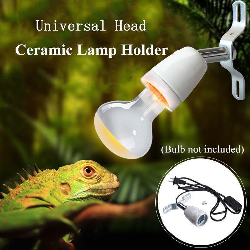Reptile Pro 400W Ceramic Heat Lamp Holder With Rotating Base - Pets Perfect