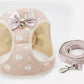 Grid Pattern Cat Chain Traction Rope Set With Chest Harness And Collar - Pets Perfect