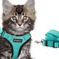 Escapeguard Cat Vest Harness And Car Seat Belt Adapter - Adjustable, Reflective, And Escape - Proof Harness For Cats And Small Dogs - Pets Perfect