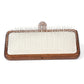 Wooden Handle Rake Comb - Undercoat Detangling Tool for Dogs