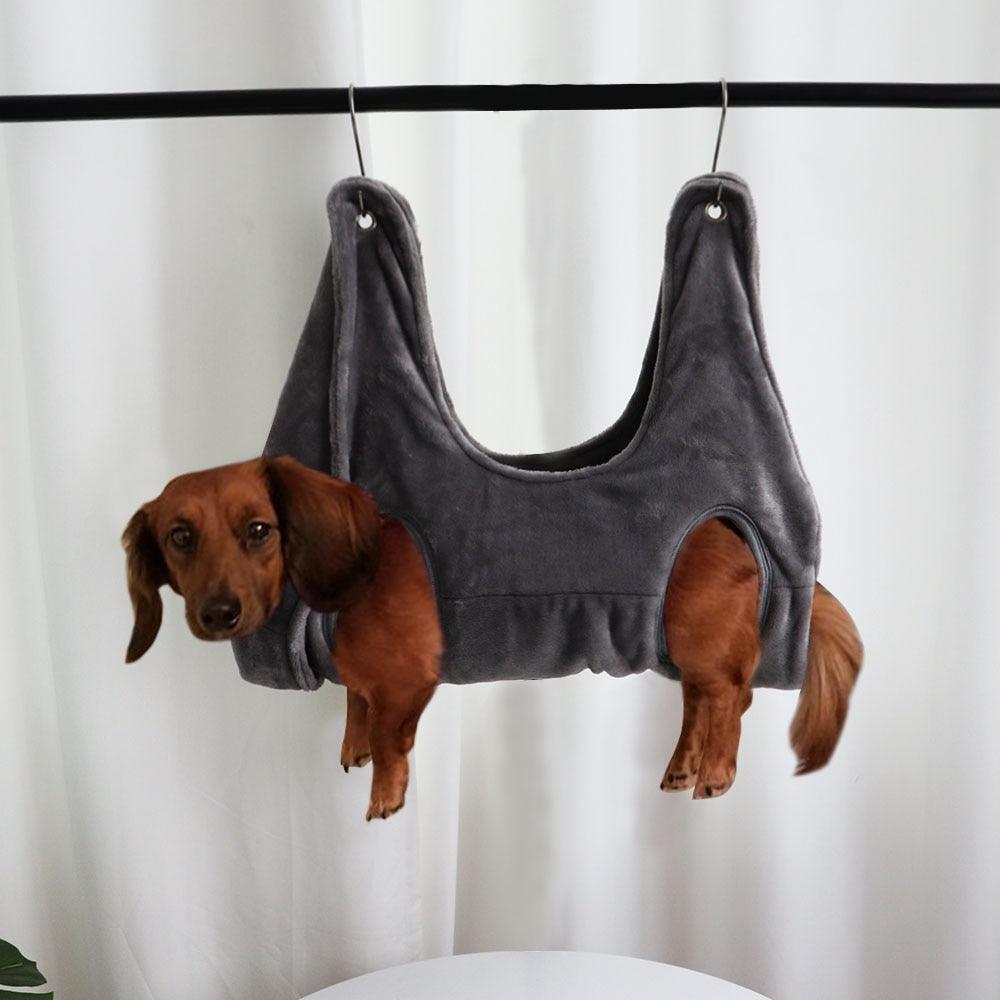 Dog Grooming Hammock - Nail Trimming Restraint Sling for Dogs - Pets Perfect