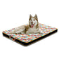 Luxury Printed Canvas Dog Bed - Thick And Comfortable Pet Mattress - Pets Perfect