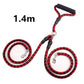 Ultimate Dual - Handle Dog Walking Leash - Premium Quality, Reflective Rope For Optimal Safety - Pets Perfect