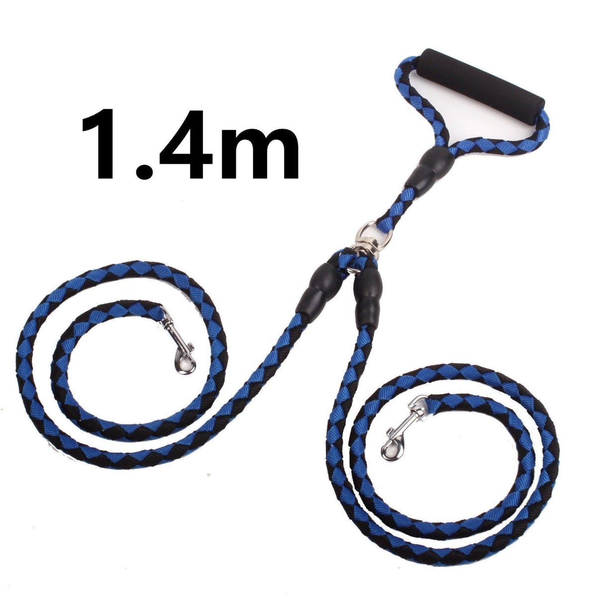 Ultimate Dual - Handle Dog Walking Leash - Premium Quality, Reflective Rope For Optimal Safety - Pets Perfect