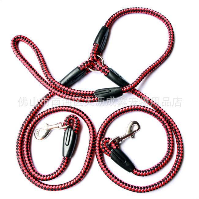 Ultimate Dual - Handle Dog Walking Leash - Premium Quality, Reflective Rope For Optimal Safety - Pets Perfect