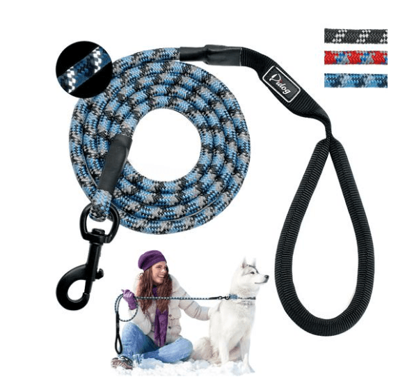Premium Padded Rope Leash For Dogs Of All Sizes - Pets Perfect