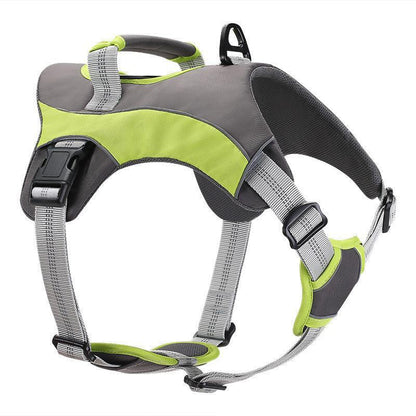 Reflective Chest Strap Dog Leash Set With Towing Rope - Pets Perfect