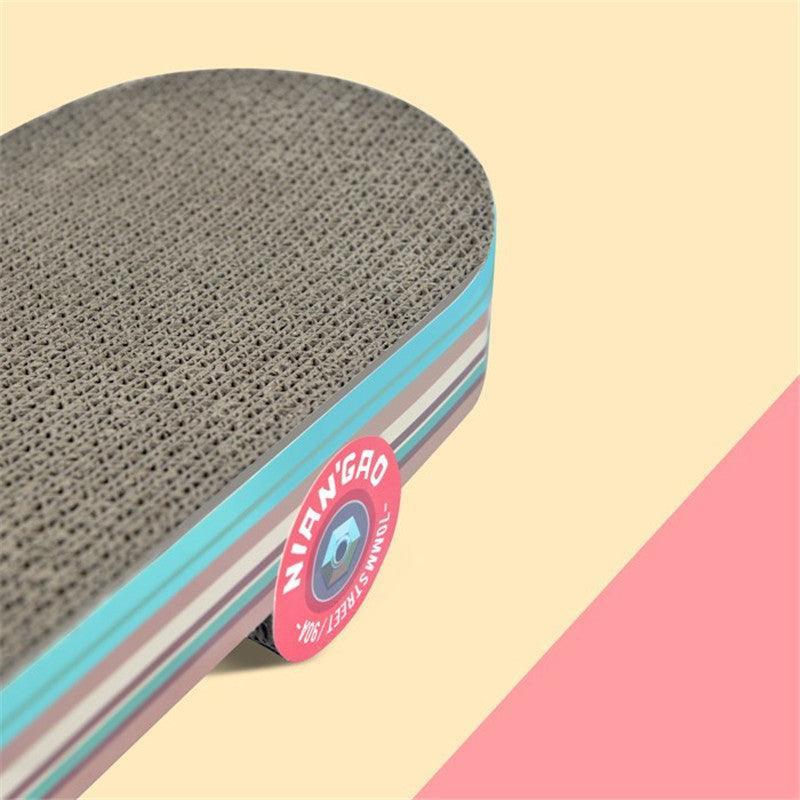 Skateboard Cat Scratching Board - The Ultimate Playtime Haven For Your Feline Friend - Pets Perfect