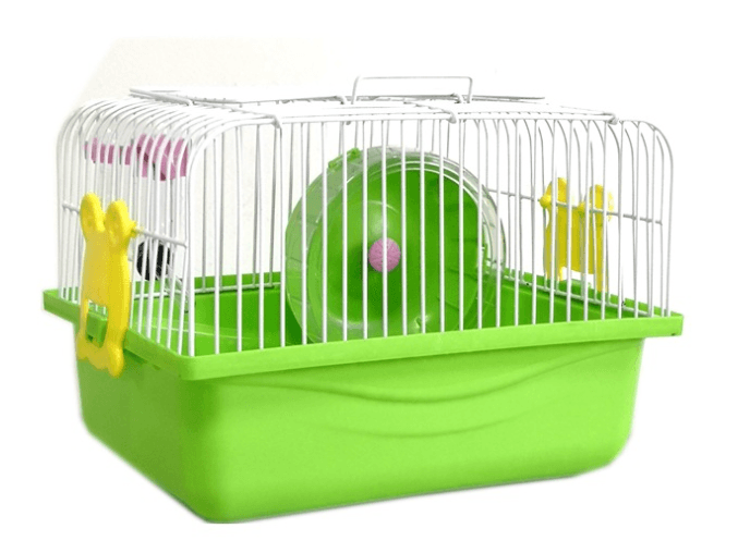 Compact Hamster Cage Starter Kit - Complete Habitat with Accessories - Pets Perfect