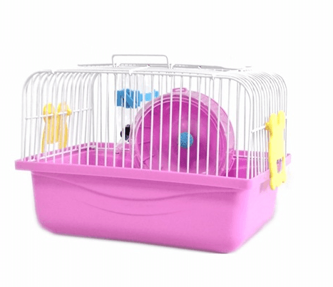 Compact Hamster Cage Starter Kit - Complete Habitat with Accessories - Pets Perfect