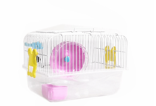 Compact Hamster Cage Starter Kit - Complete Habitat with Accessories - Pets Perfect