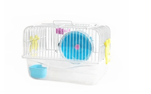 Compact Hamster Cage Starter Kit - Complete Habitat with Accessories - Pets Perfect