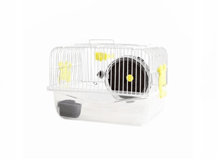 Compact Hamster Cage Starter Kit - Complete Habitat with Accessories - Pets Perfect