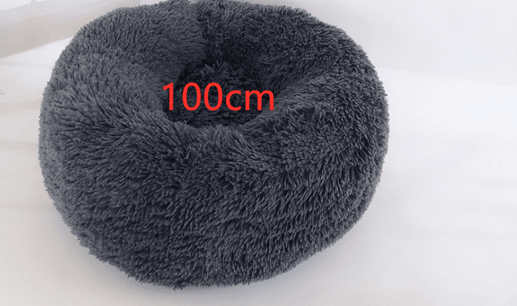 Cozy Haven: Luxurious Round Pet Bed For Winter Comfort - Pets Perfect