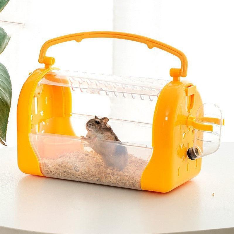 Transparent Portable Hamster Travel Cage - Pets Perfect
