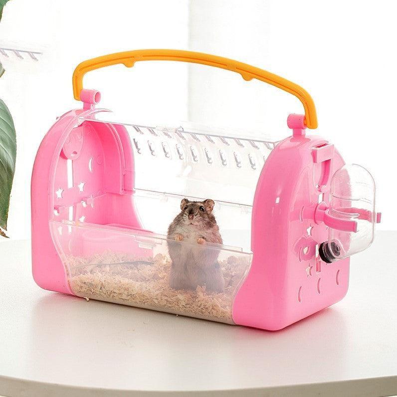 Transparent Portable Hamster Travel Cage - Pets Perfect