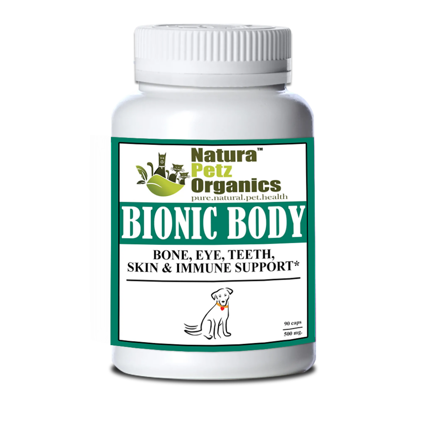 Bionic Body - Antioxidant Bone, Eye, Teeth, Skin & Immune Support for Dogs & Cats | The Petz Kitchen