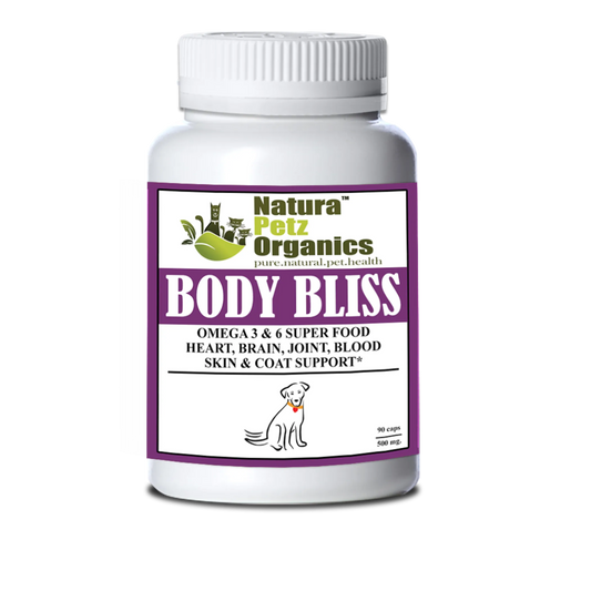 Body Bliss - Omega 3 & 6 Super Food + Heart, Brain Joint, Blood & Coat Support* - Pets Perfect