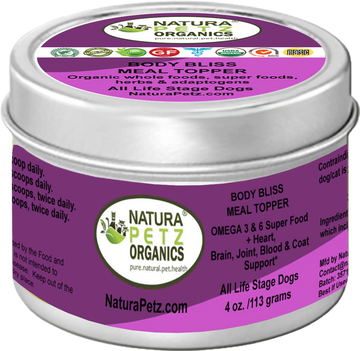 Body Bliss Meal Topper- Omega 3 & 6 Super Food + Heart, Brain Joint, Blood & Coat Support*