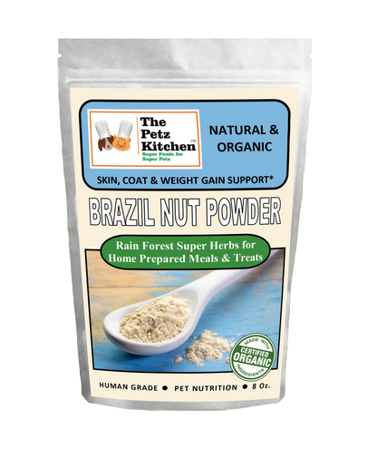 Brazil Nut - Skin, Coat & Weight Gain Support* The Petz Kitchen Dog & Cat Holistic Super Foods*