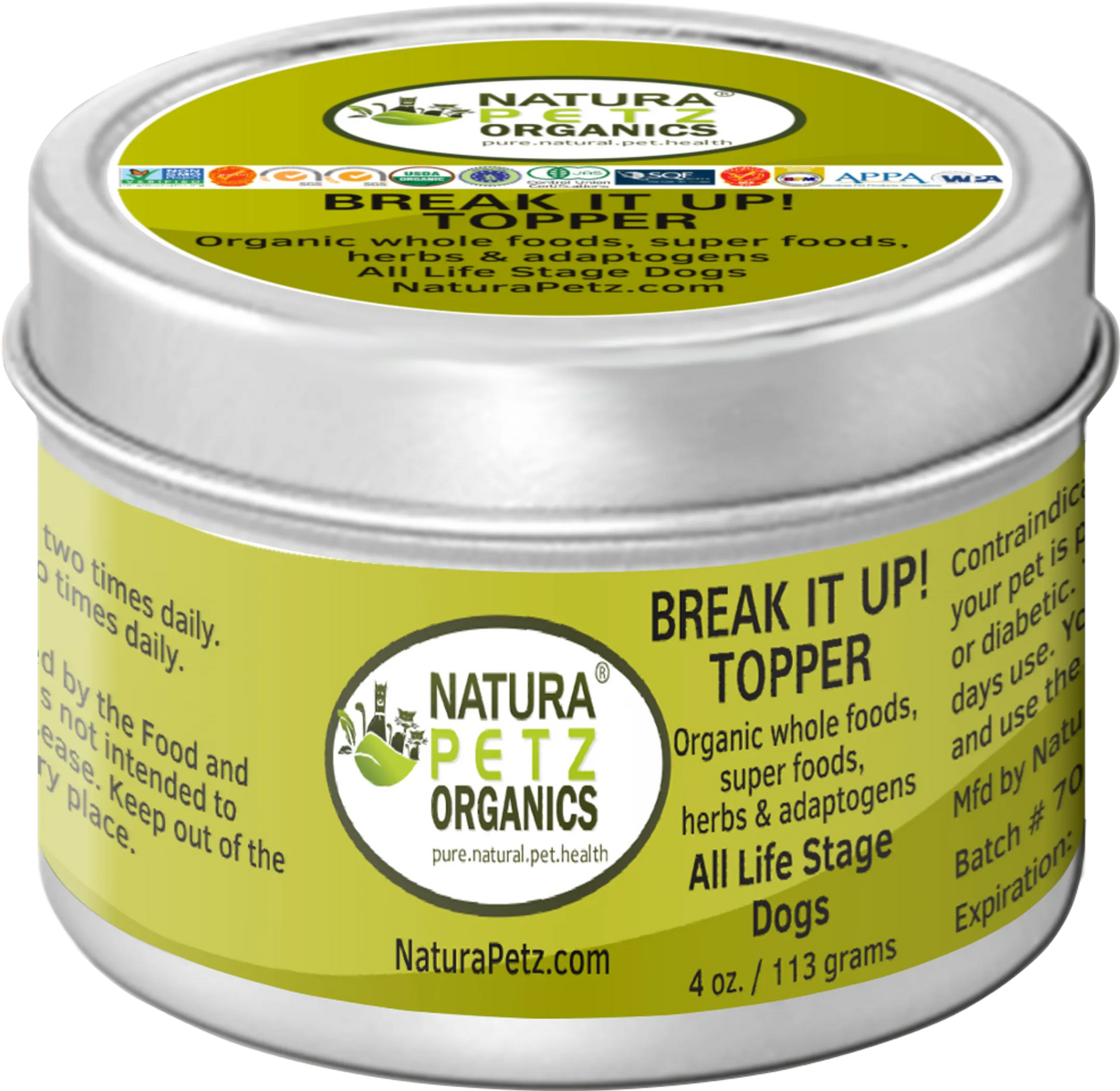 Break It Up! Stone Eliminator Meal Topper For Dogs & Cats - The Petz Kitchen