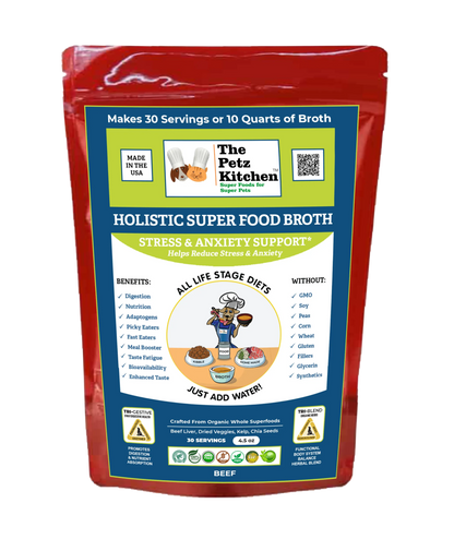 Super Food Broth Stress & Anxiety Support* The Petz Kitchen Dogs & Cats - Pets Perfect