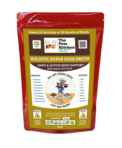 Super Dog Food Broth Joint & Active Body Support* The Petz Kitchen, 4.5 OZ/1