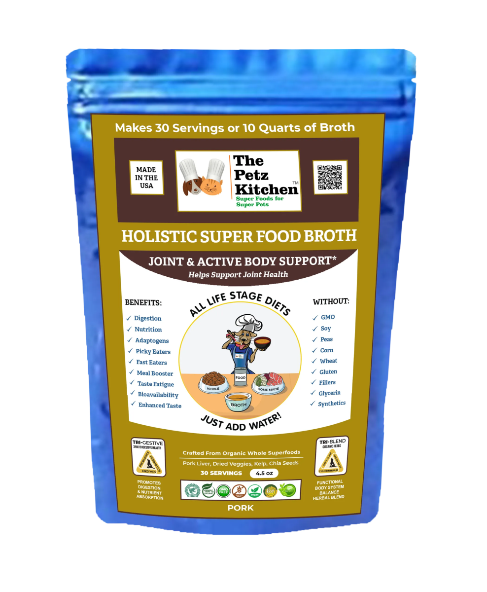 Super Food Broth Joint & Active Body Support* The Petz Kitchen Dogs & Cats* - Pets Perfect